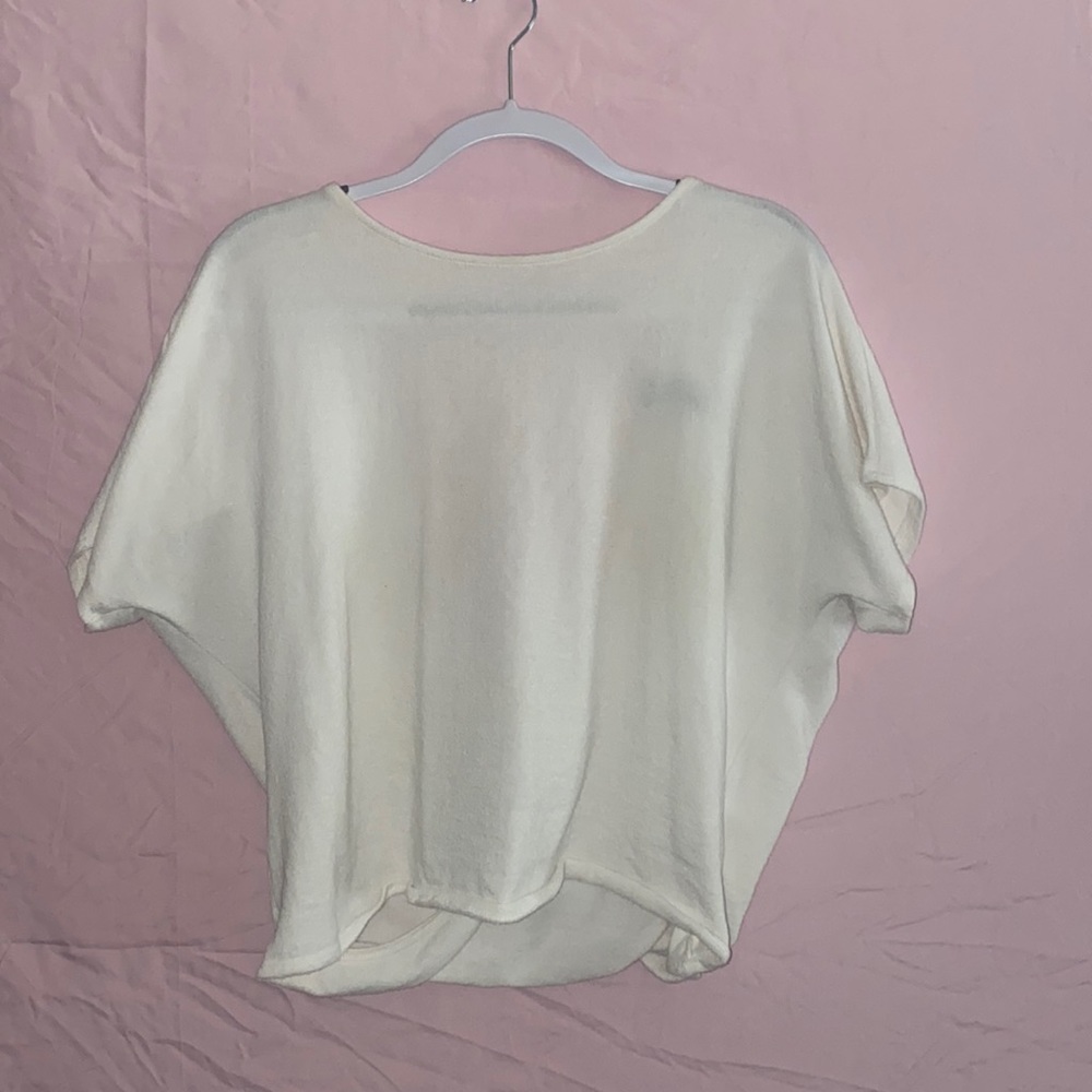 Shirt with open back
